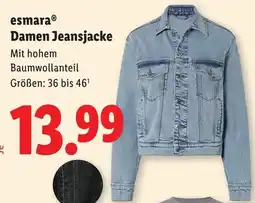Lidl Esmara damen jeansjacke Angebot