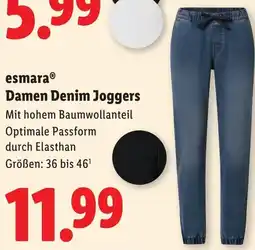 Lidl Esmara damen denim joggers Angebot