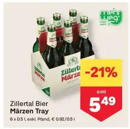 MPreis Zillertal Bier Märzen Tray Angebot