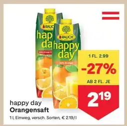 MPreis Happy Day Orangensaft Angebot