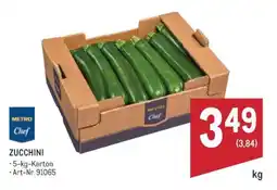 Metro Zucchini Angebot
