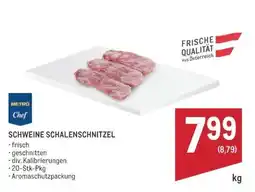 Metro Schweine Schalenschnitzel Angebot