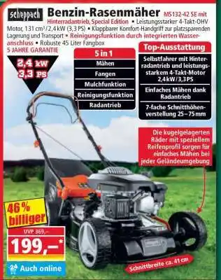 Benzin-Rasenmäher