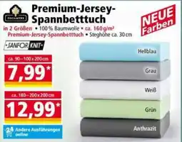Norma Premium-Jersey-Spannbetttuch Angebot