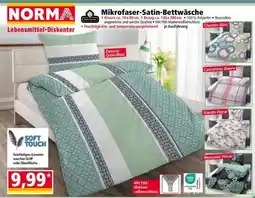 Norma Mikrofaser-Satin-Bettwäsche Angebot