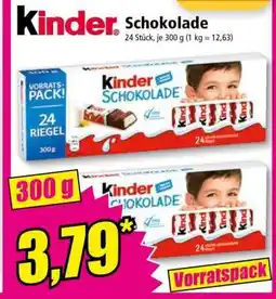 Norma KINDER SCHOKOLADE Angebot