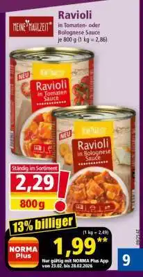 Norma Ravioli Angebot
