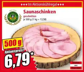 Norma Saunaschinken Angebot