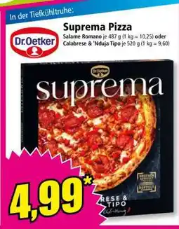 Norma Suprema Pizza Angebot
