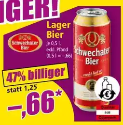 Norma Schwechater Bier Angebot