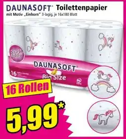 Norma DAUNASOFT Toilettenpapier Angebot