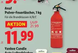 Lidl Pulver-Feuerlöscher Angebot