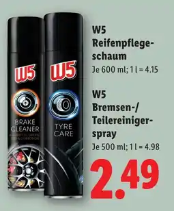 Lidl Reifenpflege- schaum oder Bremsen-/ Teilereiniger- spray Angebot