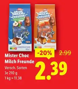 Lidl Mister Choc Milch Freunde Angebot