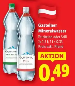 Lidl Gasteiner Mineralwasser Angebot