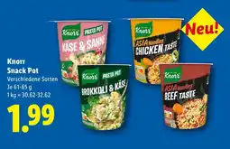 Lidl Knorr Snack Pot Angebot