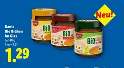 Lidl Kania Bio Brühen im Glas Angebot