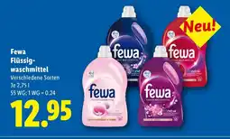 Lidl Fewa Flüssig- waschmittel Angebot
