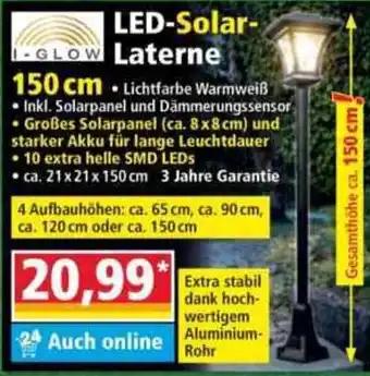 LED-Solar- Laterne