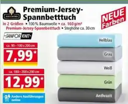 Norma Premium-Jersey- Spannbetttuch Angebot
