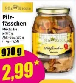 Norma Pilz- fässchen Angebot