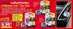 Norma Lufterfrischer ,,Febreze Car" 2er-Set Angebot