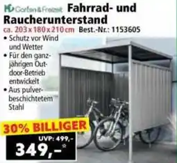 Norma Fahrrad- und Raucherunterstand Angebot