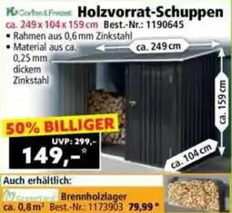 Norma Holzvorrat-Schuppen Angebot
