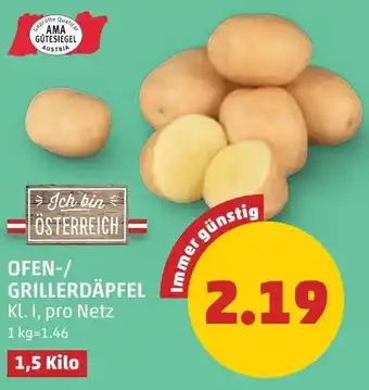 PENNY Ofen grillerdäpfel Angebot