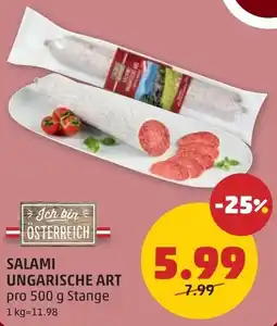 PENNY Salami ungarische art Angebot