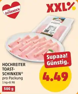 PENNY Hochreiter toastschinken Angebot