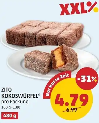 PENNY Zito kokoswürfel Angebot