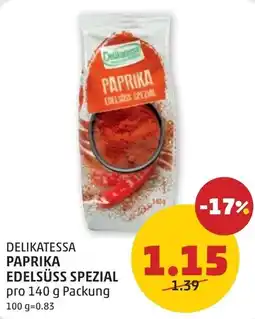 PENNY Delikatessa paprika edelsüss spezial Angebot