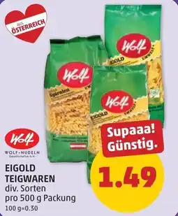 PENNY Eigold teigwaren Angebot