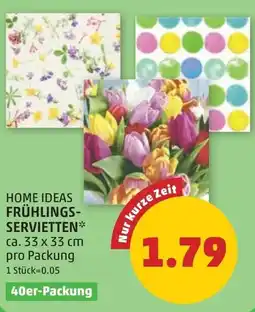 PENNY Frühlings servietten Angebot