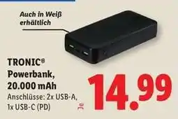 Lidl TRONIC Powerbank, 20.000 mAh Angebot