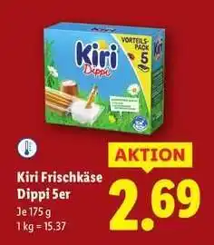 Lidl Kiri Frischkäse Dippi 5er Angebot