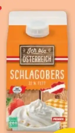 PENNY Ich bin Österreich Schlagobers Angebot