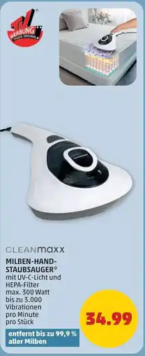 PENNY Milben-hand- staubsauger Angebot