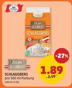 PENNY Schlagobers Angebot