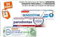 Müller Sensodyne, sensodyne proschmelz und parodontax Angebot