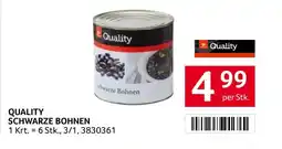 Transgourmet Schwarze Bohnen Angebot