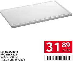 Transgourmet Schneidbrett pro mit rille Angebot