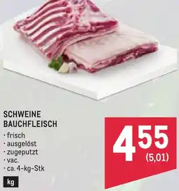 Metro Schweine bauchfleisch Angebot