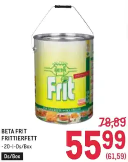 Metro Beta frit frittierfett Angebot