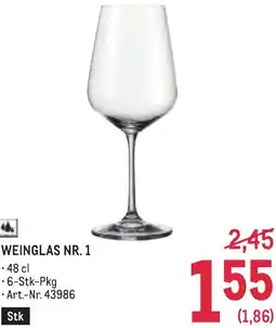 Metro Weinglas nr. 1 Angebot