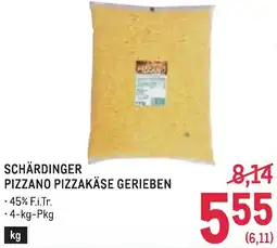 Metro Schärdinger pizzano pizzakäse gerieben Angebot