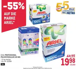 Metro Z. b.: professional pulver regulär 140 wg Angebot