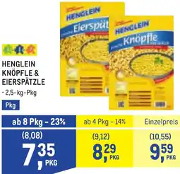 Metro Henglein knöpfle eierspätzle Angebot