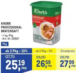 Metro Knorr professional bratensaft Angebot